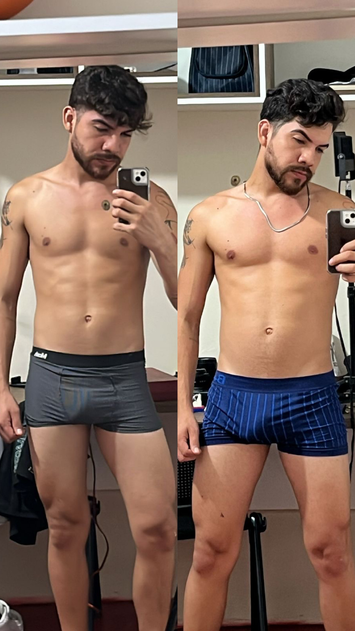 Resultado de Luciano - antes e depois
