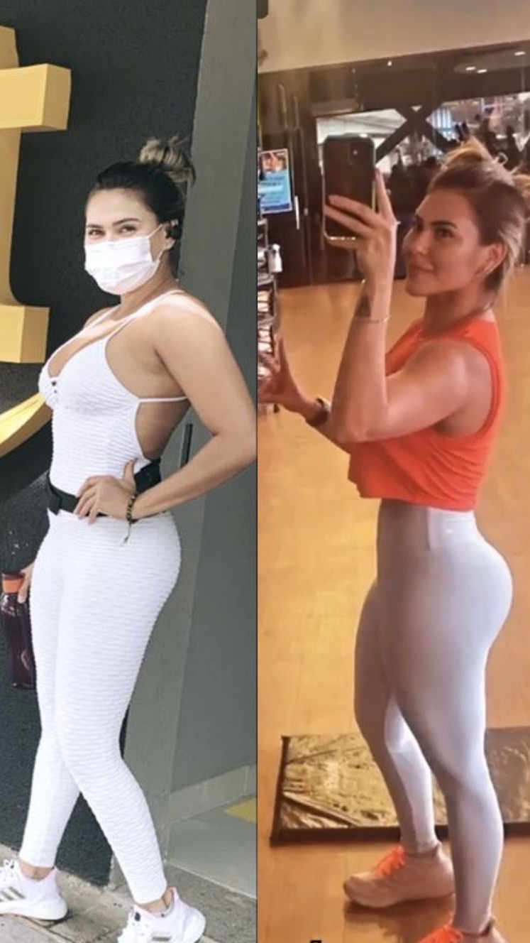 Resultado de Marina - antes e depois